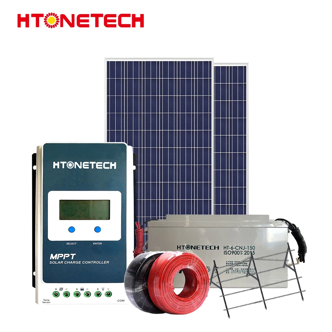 Htonetech off Grid Full Set Solar Energy System Complete Kit Factory China 500W 800W 1000W 1500W 2039W Solar Energy Systems with Three-Phase Unbalance