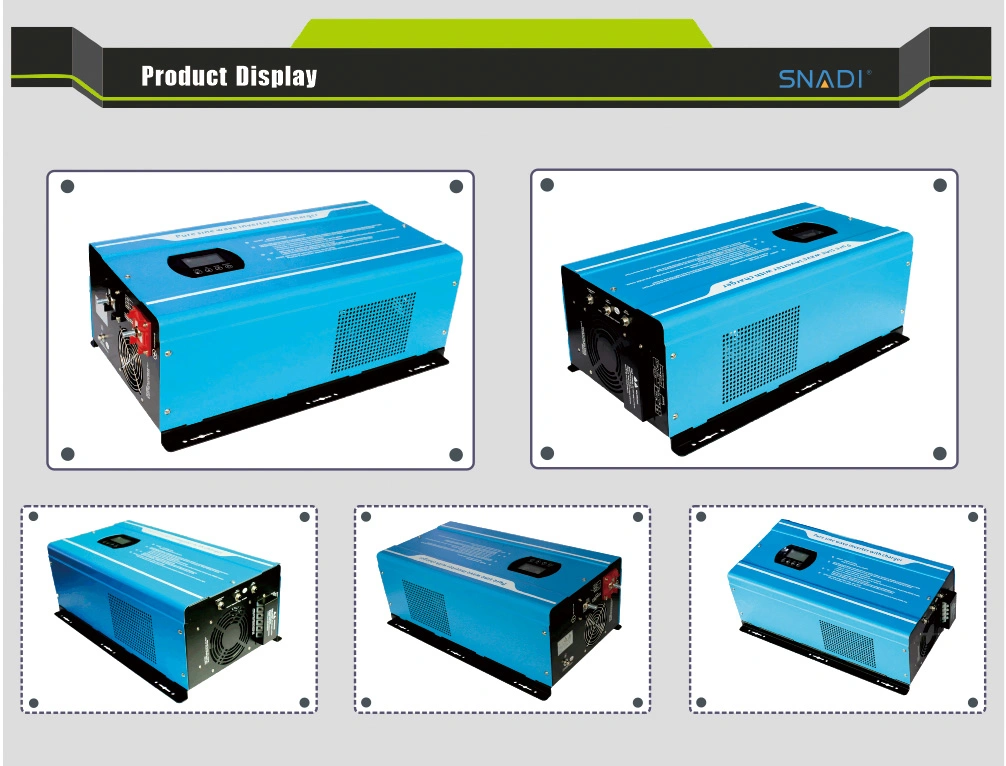 Split Phase Dual Output 6kw Pure Sine Wave Solar Inverter